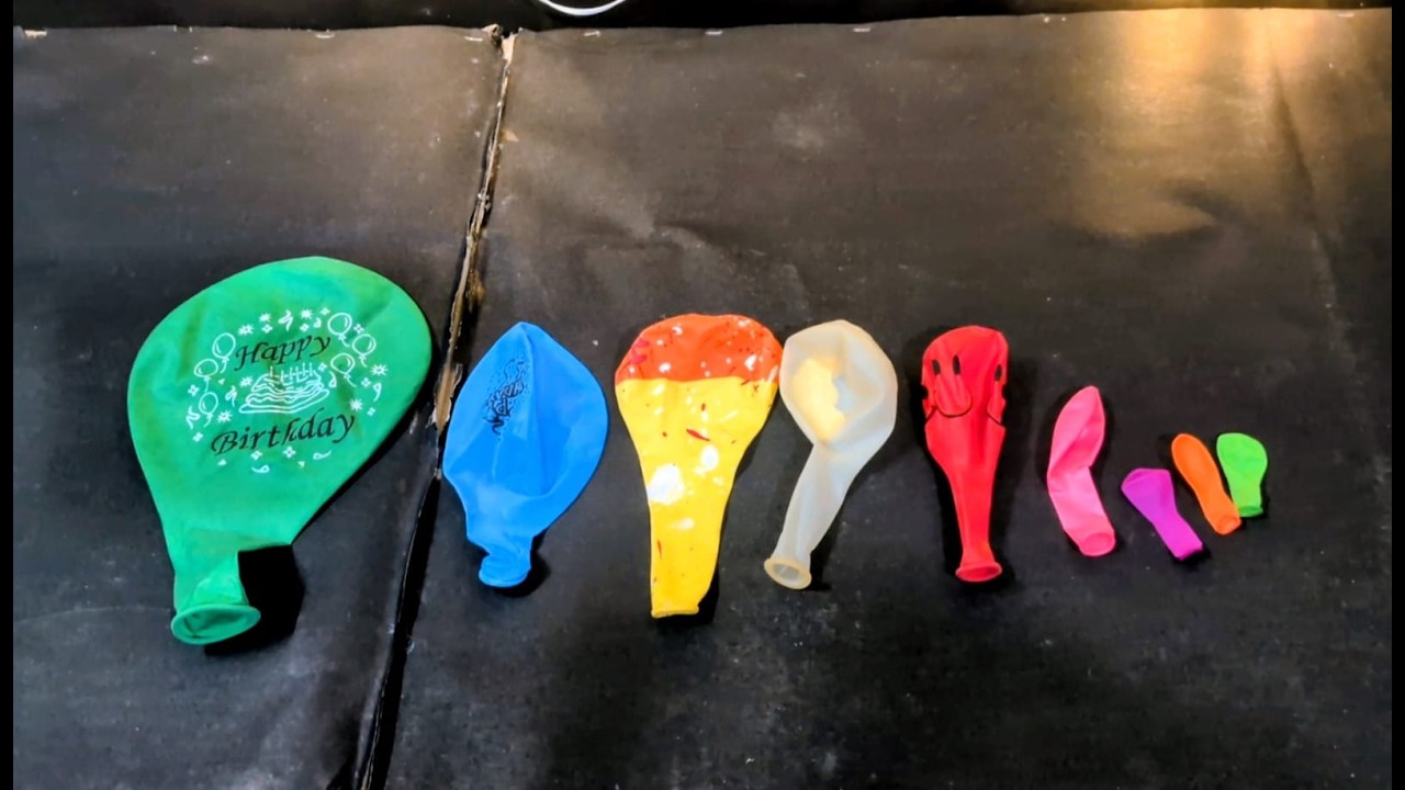 small to Big Colorful Balloons Unboxing 🎈 | Relaxing ASMR Sounds 😍 #big #asmr #satisfying #reels