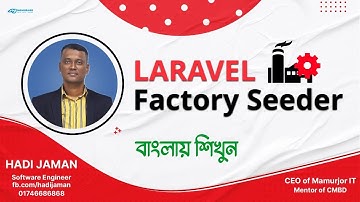 Laravel factory | factory in laravel | Database factory and Faker in Laravel | Explained in Bangla