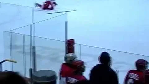 Eric Kennelly hit on Cory Burnett