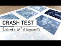 CRASH TEST Effets de l’alcool à 90° dans l’aquarelle