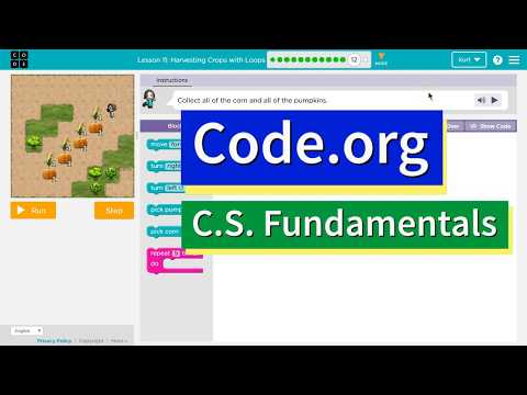 Harvesting Crops with Loops Course C Lesson 11.12 Tutorial with Answers