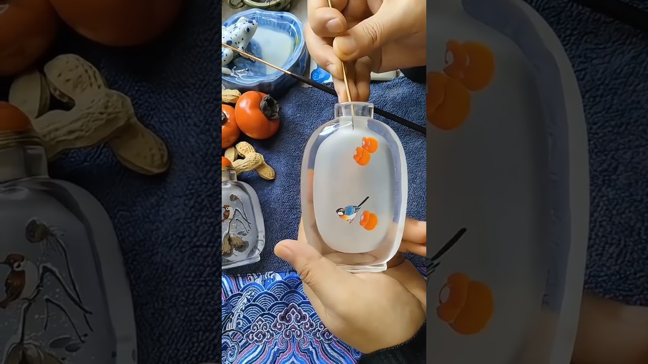 内绘 鼻煙壺「馬九行」 中國傳統文化 無形文化遺産 内绘 鼻煙壺「馬九行」 中國傳統文化 無形文化遺産