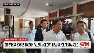 Diperiksa Kasus Ijazah Palsu, Jokowi Tiba di Polresta Solo
