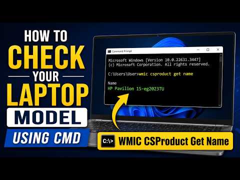 Find Your Computer Model Number in Seconds! | CMD Command (WMIC)