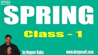 Learn Spring Programming Tutorial Online Training by Nagoor Babu Sir On 19-04-2018 screenshot 5
