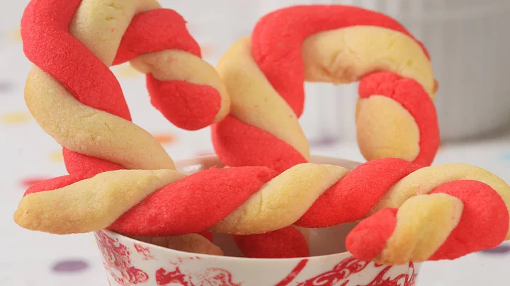 Candy Cane Cookies Recipe Demonstration - Joyofbak...