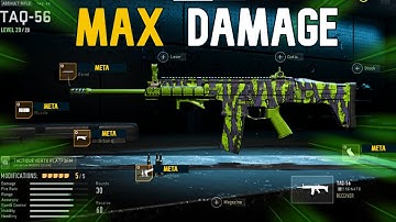 The "MAX DAMAGE" TAQ 56 in Multiplayer🔥(Class Setup & Tuning Modern Warfare 2 Multiplayer)