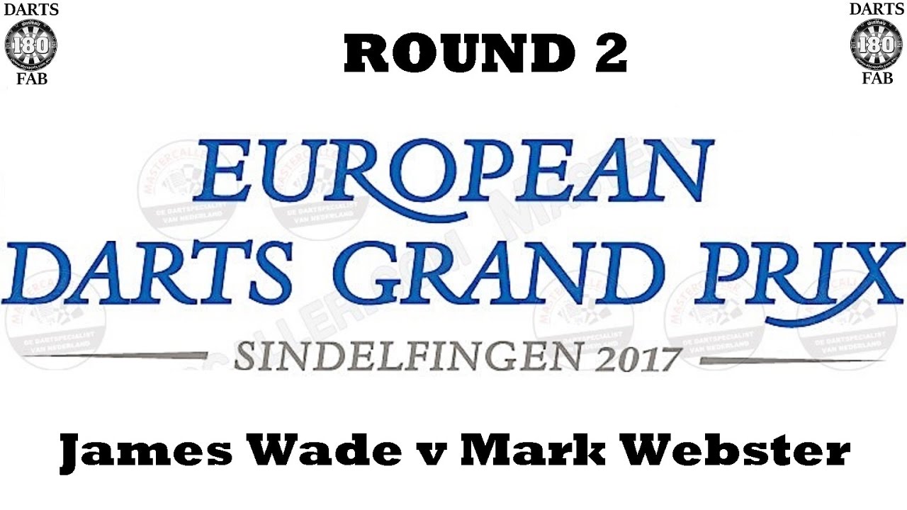 darts distance HappyBet European Darts Grand Prix - Round 2 [9of16]: James Wade v Mark Webster