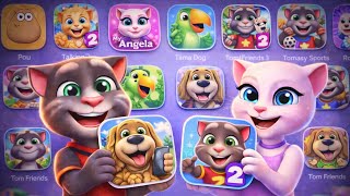 Talking Tom, Talking Angela2, Minecraft, Talking Pierre, Ginger2, Scary Teacher, Subway Citi 