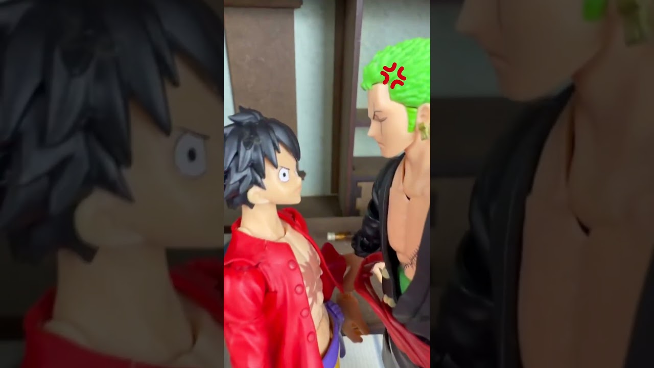 【コマ撮り】酔っぱらいゾロを注意したルフィの末路www【ONE PIECE / Stop Motion】