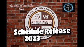 Washington Commanders Schedule Release Show