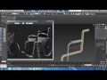 Tutorial on Modeling a wheel chair in 3dsmax.