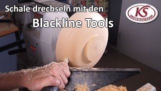 Turning a bowl with Blackline Tools on a Stratos FU 230 lathe