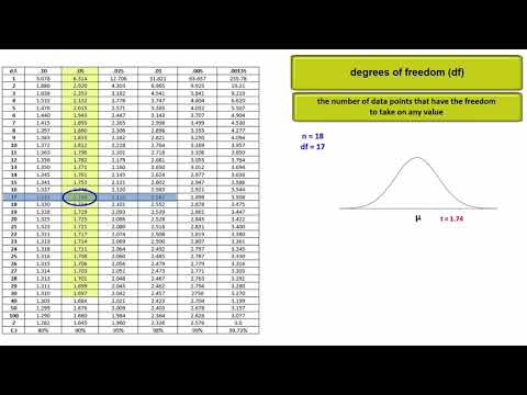 degrees of freedom Explained and Applied to a 2 Sample t Test