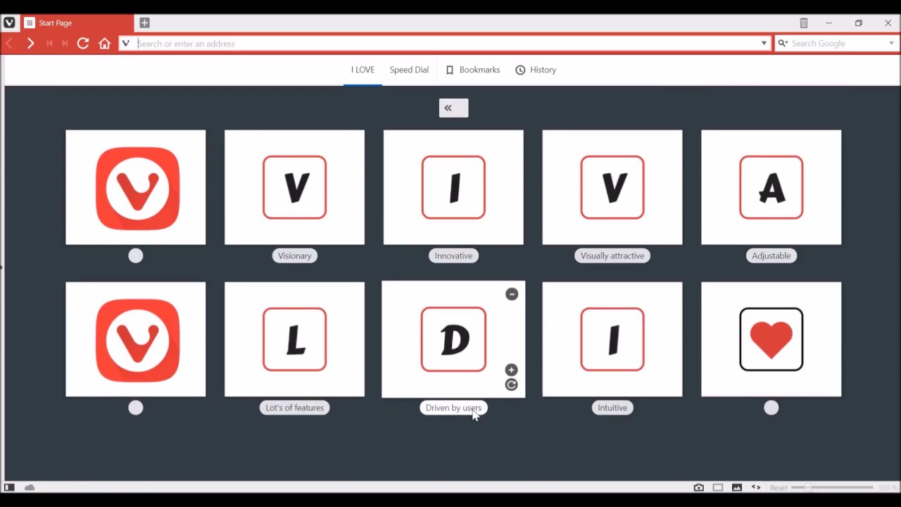 What I love about Vivaldi browser :-) - YouTube
