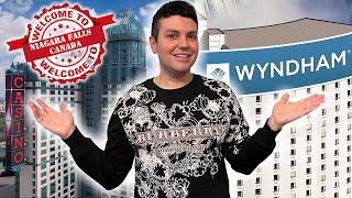 NEW Wyndham Fallsview Hotel Review 2024 | Best Niagara Falls Hotel? King Bed Fallsview Room Tour
