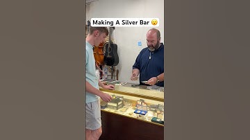 Making my own Silver bar #shorts