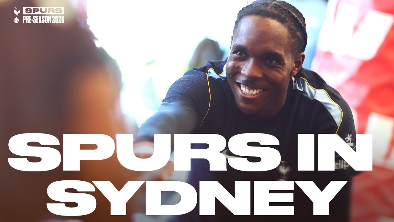 Tel's GoPro in training and a camera in the dressing room | Behind the scenes with Spurs in Sydney