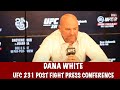 Dana White Reacts to crazy Max Holloway & Brian Ortega fight at UFC 231