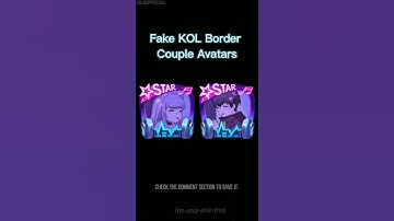 Fake KOL Border Couple Avatars for Couple Duo #Shorts