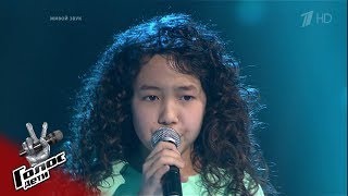 Рената Таирова. «Canção do mar». Песня на вылет - Поединки - Голос.Дети - Сезон 6