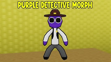 UPDATE - How To Find PURPLE DETECTIVE MORPH in Find The Backrooms Morphs