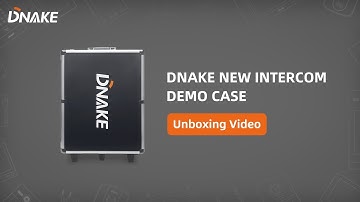 DNAKE Intercom Demo Case Unboxing