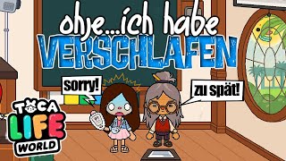 HILFE‼️ ich habe VERSCHLAFEN 💤 in Toca Boca 🤦🏻‍♀️ Toca Life World Story DEUTSCH