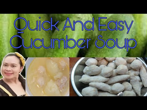 Quick and Easy Cucumber Soup
