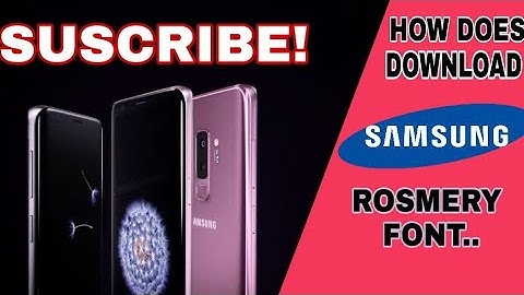 How does apply [OFFICIAL] Samsung Rosemary Font on miui 9 on any Xioami device... Officially.