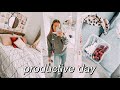 *productive* DAY IN MY LIFE (back at college!) | moving back, target haul, running errands,   MORE!