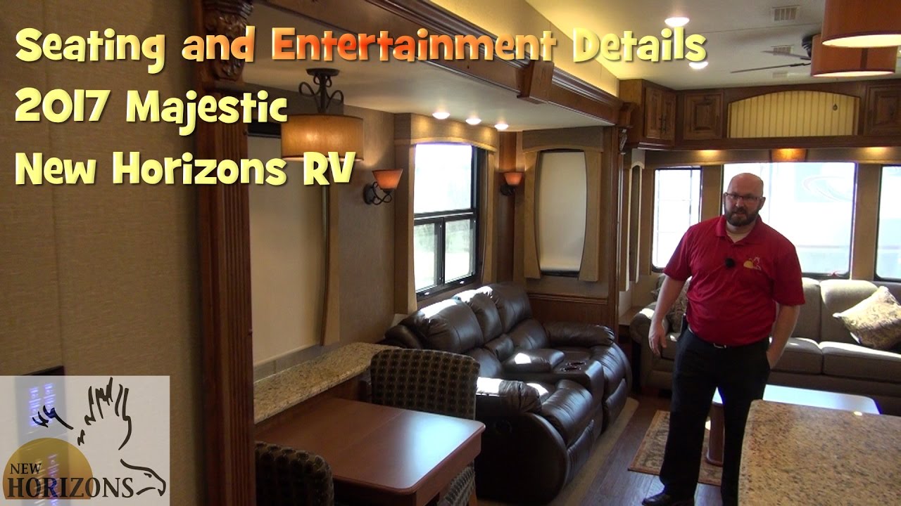 Seating and Entertainment Detail 2017 Majestic by New Horizons