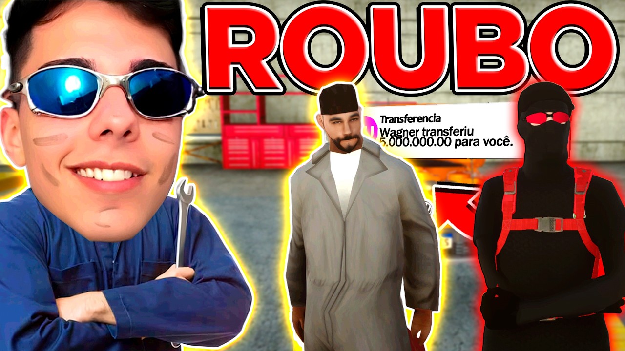 ROUBEI $5 MILHÕES na MECANICA no Horizonte rp 😱 - GTA SAMP ANDROID/PC