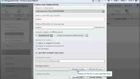 07-How to Deploy and test a Windows Azure Service in production environment