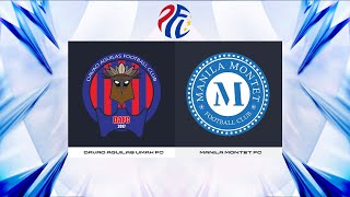 PFL Season 2024 - Davao Aguilas UMak FC vs. Manila Montet FC