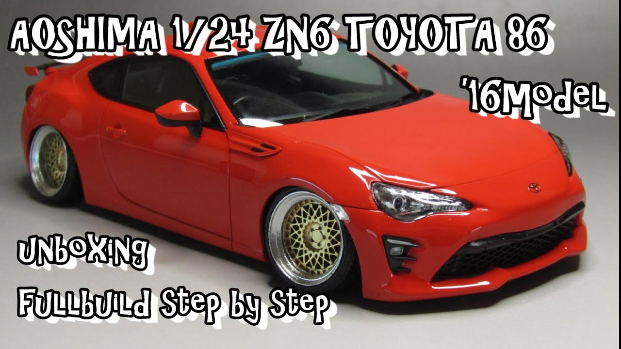 Scale Car Plastic Model AOSHIMA 1/24 TOYOTA ZN6 86(GT86) '16model
