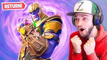 THANOS returning to Fortnite!