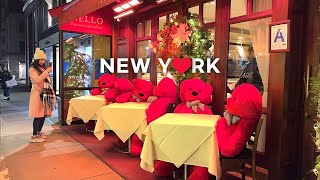 [4K]🇺🇸NYC Walk : 5th Ave &amp; Madison Ave in Midtown Manhattan &amp; UES / Alice&#39;s Tea Cup🍰🫖 Jan. 08 2023