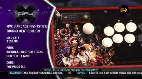 X-Play Tech Junkie Marvel V.S. Capcom 3 fight Stick