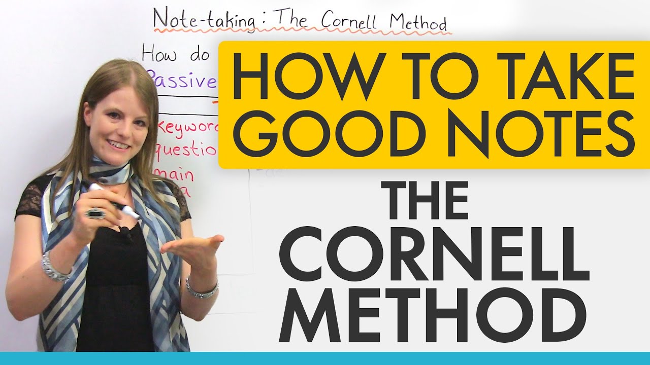 ⁣How to study efficiently: The Cornell Notes Method