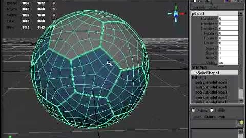 Maya Modeling: Soccer Ball Modeling