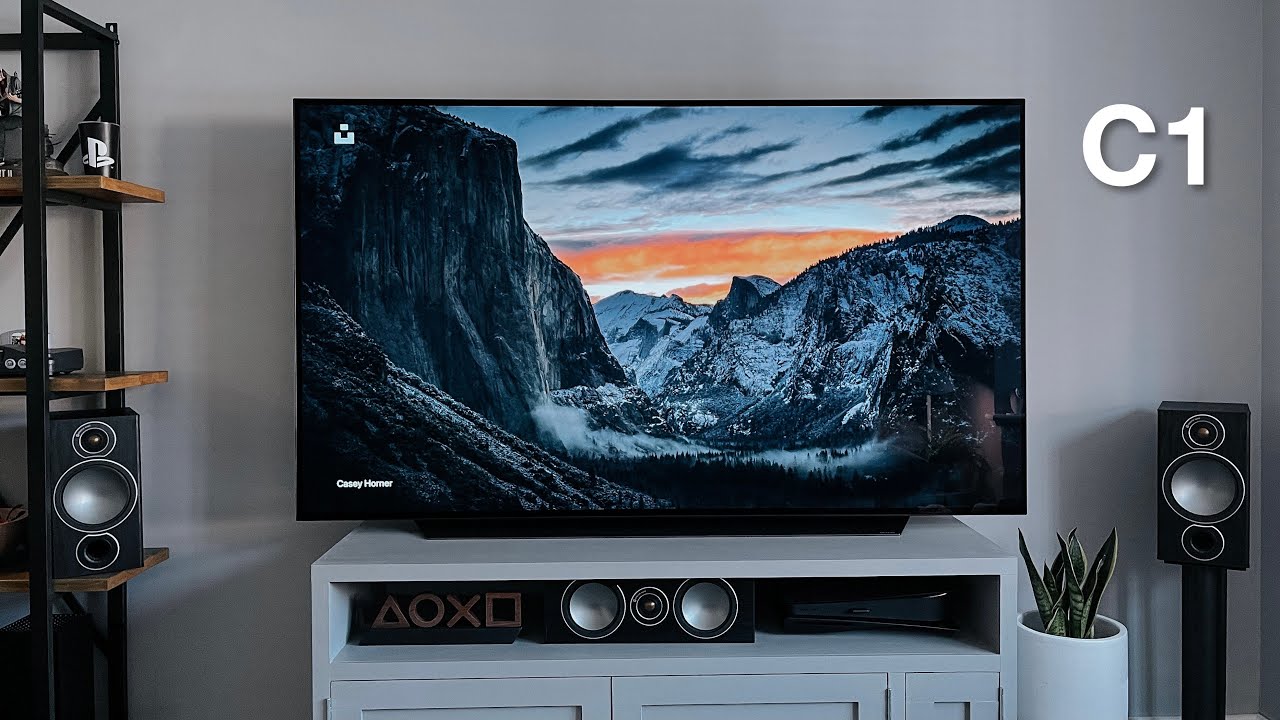 LG 77 Class 4K UHD Smart OLED C1 Series TV with AI ThinQ® OLED77C1PUB 