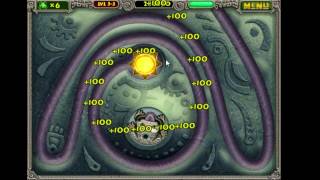 Zuma Deluxe Level 5-2 / Level 5-3 GAMEPLAY