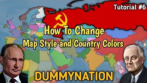 Dummynation Tutorial - Change Map Style/Country Colors
