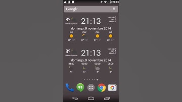 My Weather Indicator con Widgets