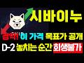 [시바이누 코인전망] D-2 놓치면 끝이다!