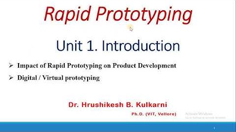 1.4 Impact of Rapid Prototyping on Product Development, digital or virtual prototyping