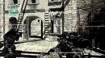 MW3 - QUAD 4 kills 1 bullet (one of the first)