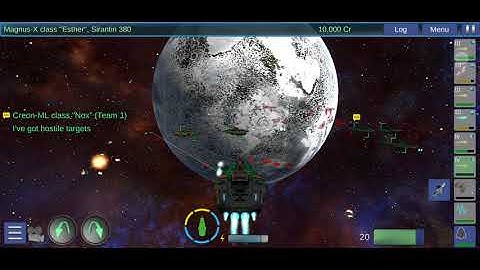 Interstellar pilot space battle