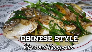 STEAMED FISH WITH GINGER AND SOY SAUCE | CHINESE STYLE STEAMED POMPANO